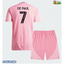Inter Miami Rodrigo De Paul #7 Hjemmedraktsett Barn 2026-27 Kortermet (+ Korte bukser)